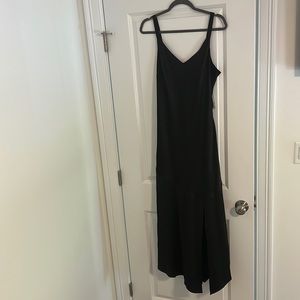 Black Satin Express Dress